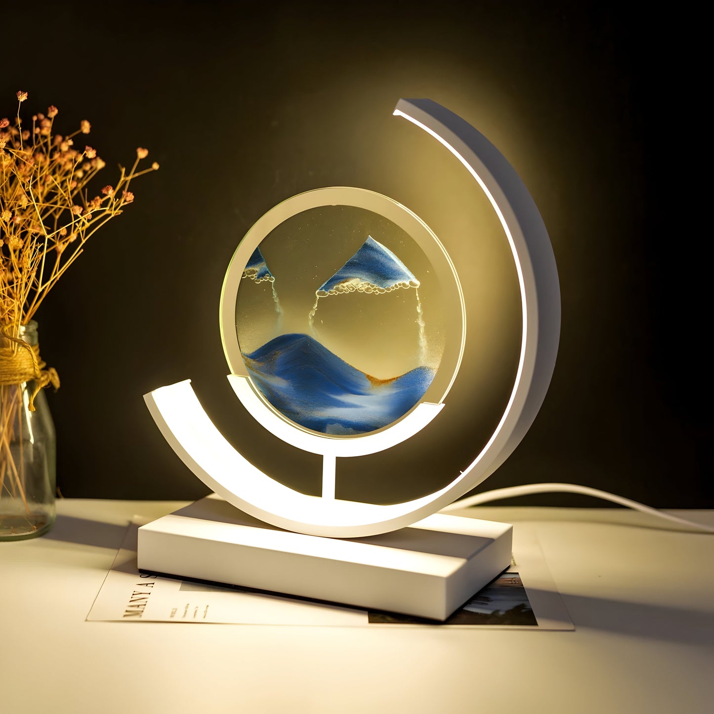 Quicksand Art Hourglass Illumination