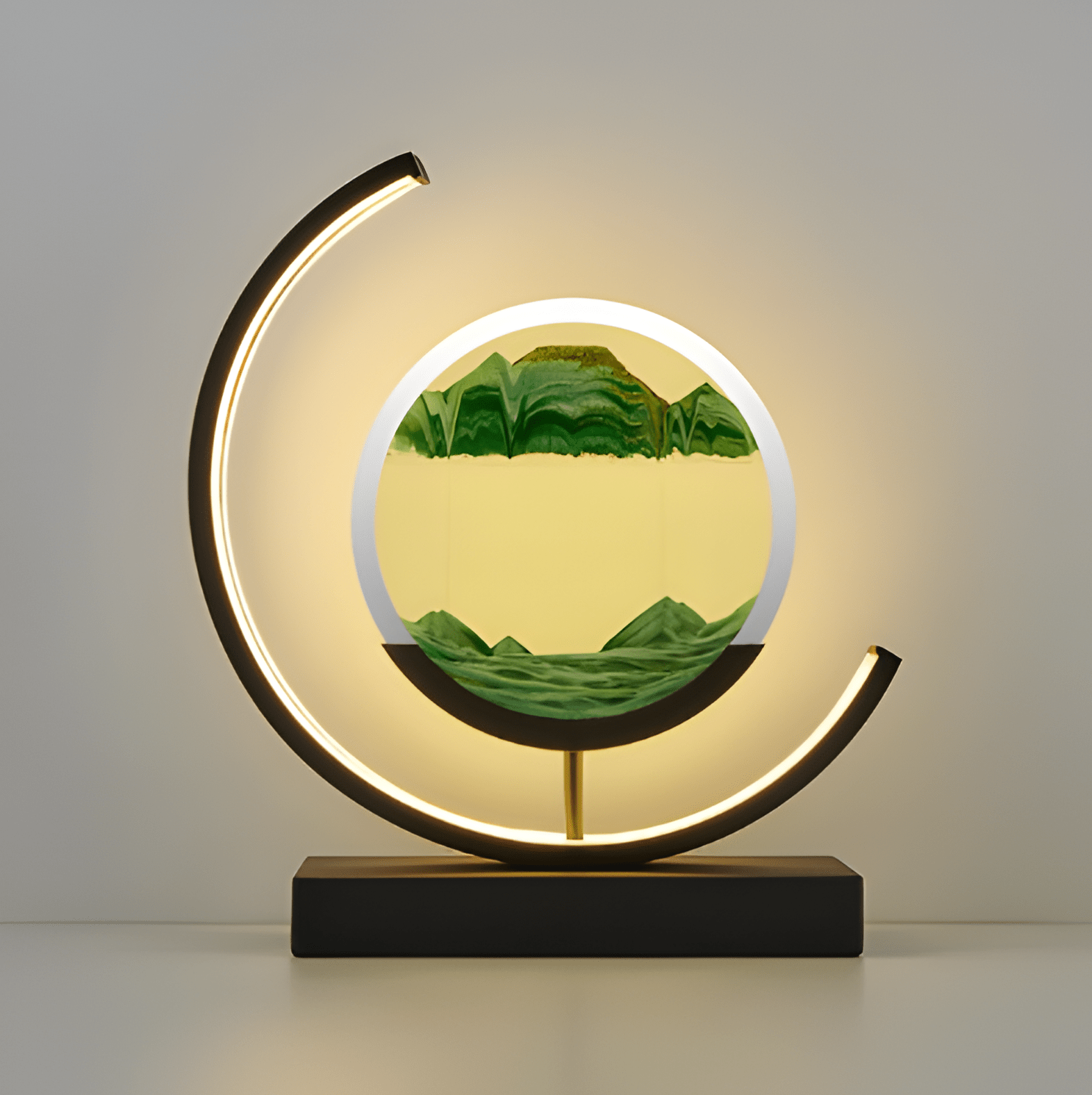 Creative Rotating Sand Lamp