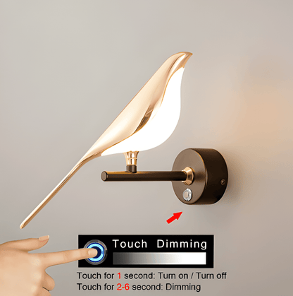 Contemporary Bird Wall Light