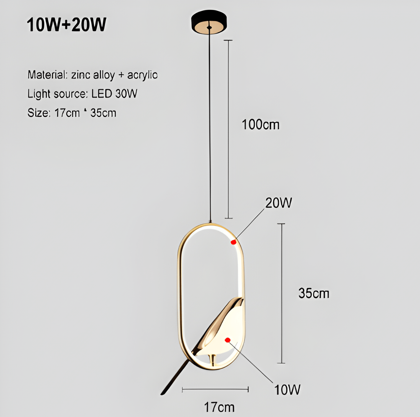 Avian-Inspired LED Luminary