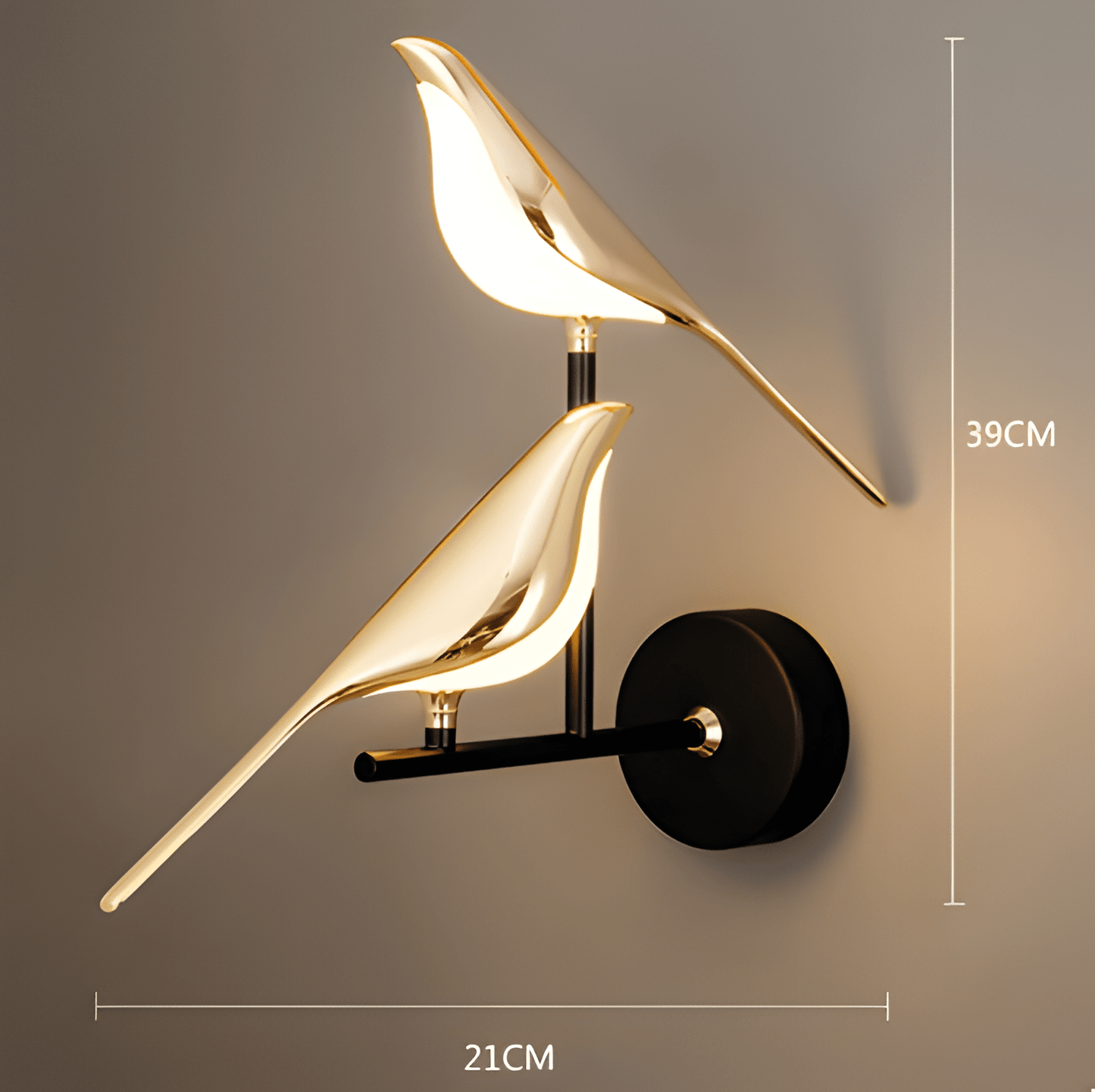 Contemporary Bird Wall Light