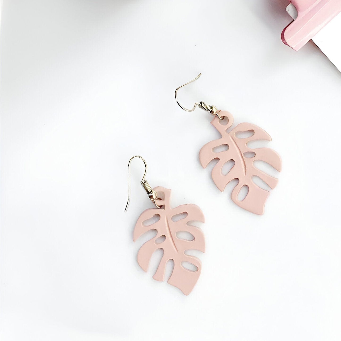 Monstera Leaf Drop Earrings