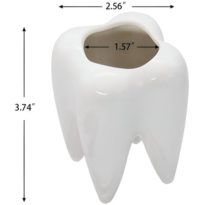 Ceramic Tooth Shape Vase