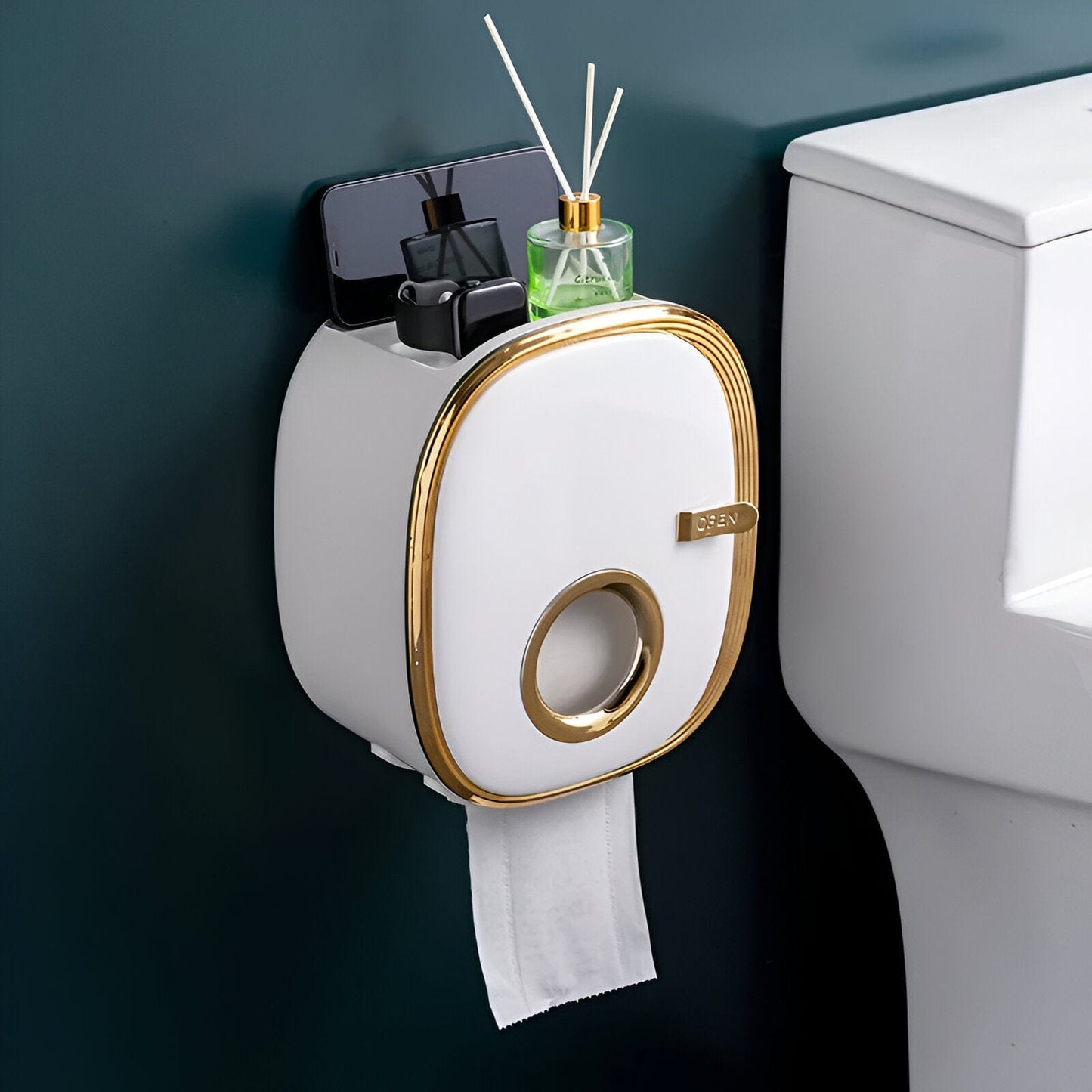 Wall Mounted Toilet Paper Holder Luxury