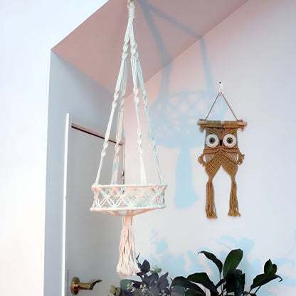 Mae Tiered Macrame Hanging Basket