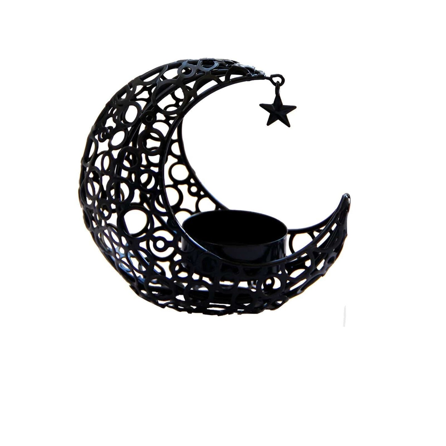 Light Luxury Crescent Candle Holder