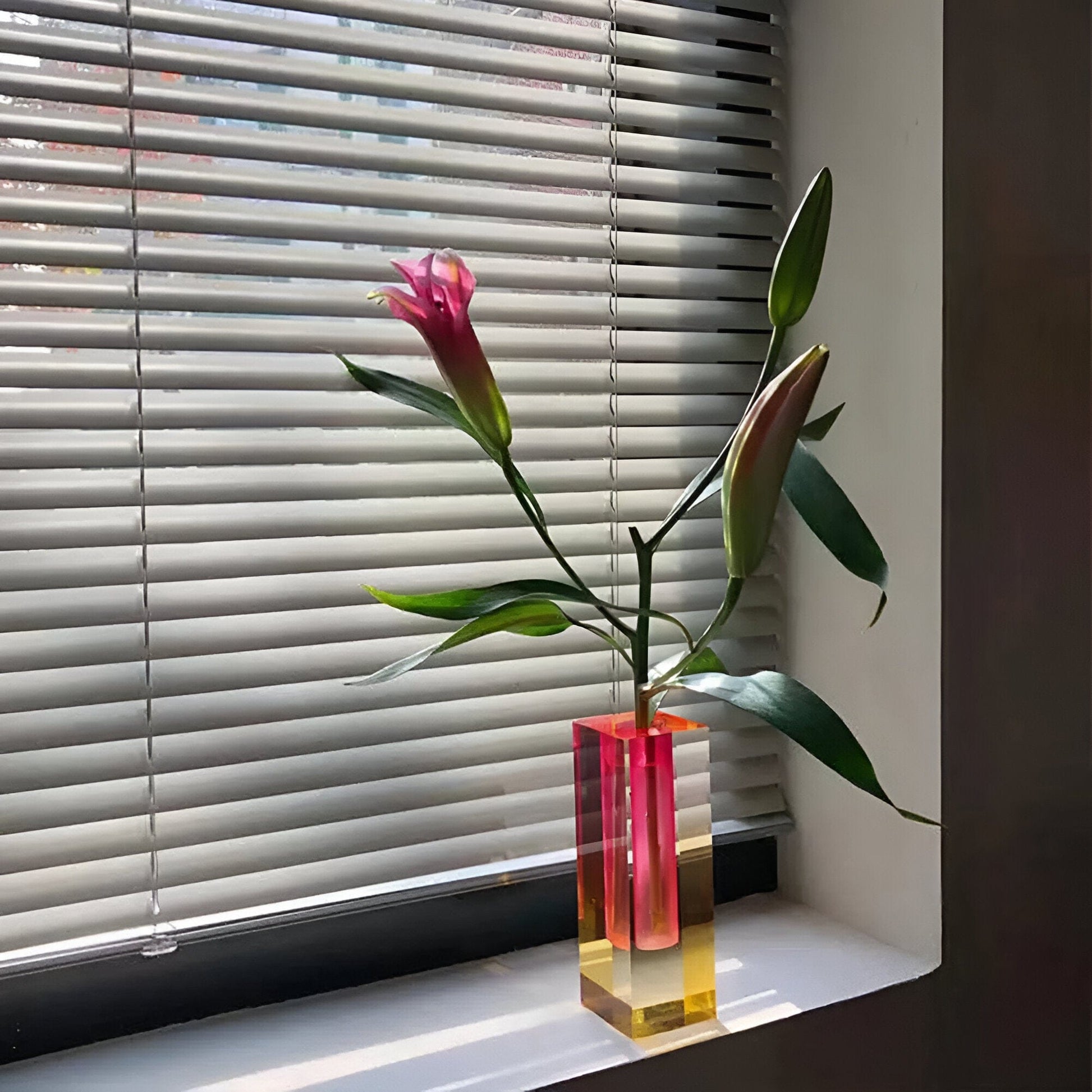 Modern Prism Acrylic Vase