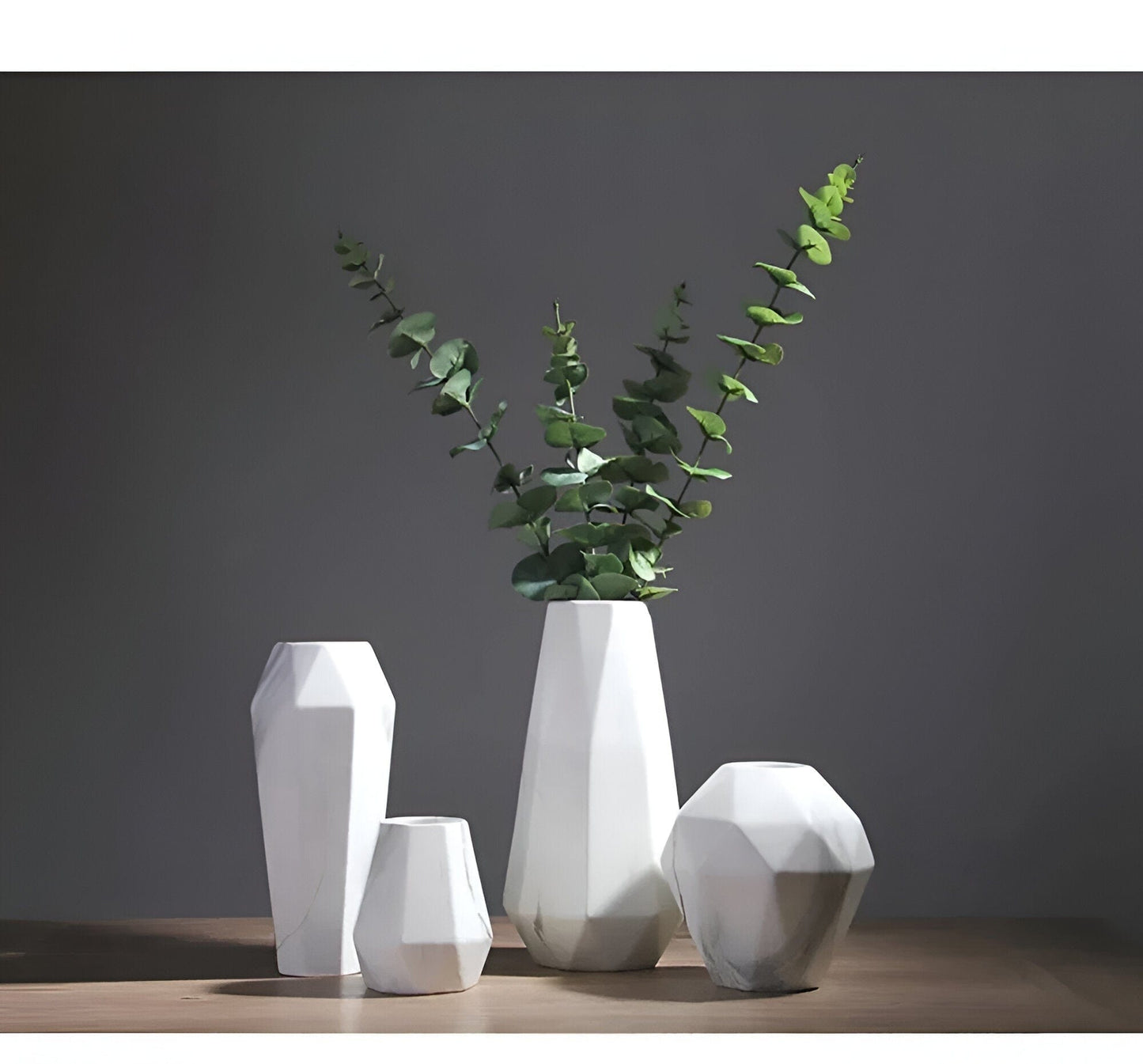 Geometric Marble Vases