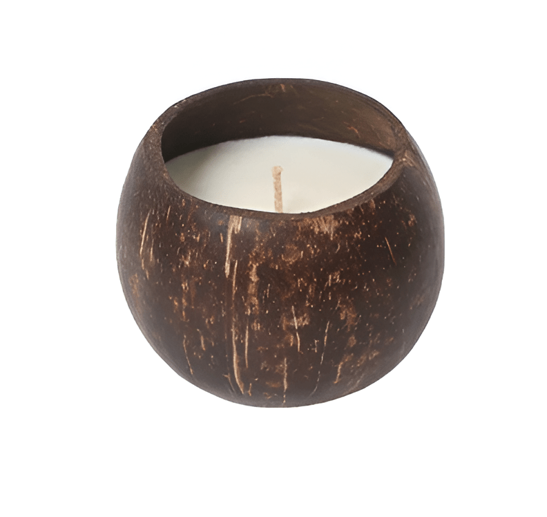 Coconut Bowl Candle Stick