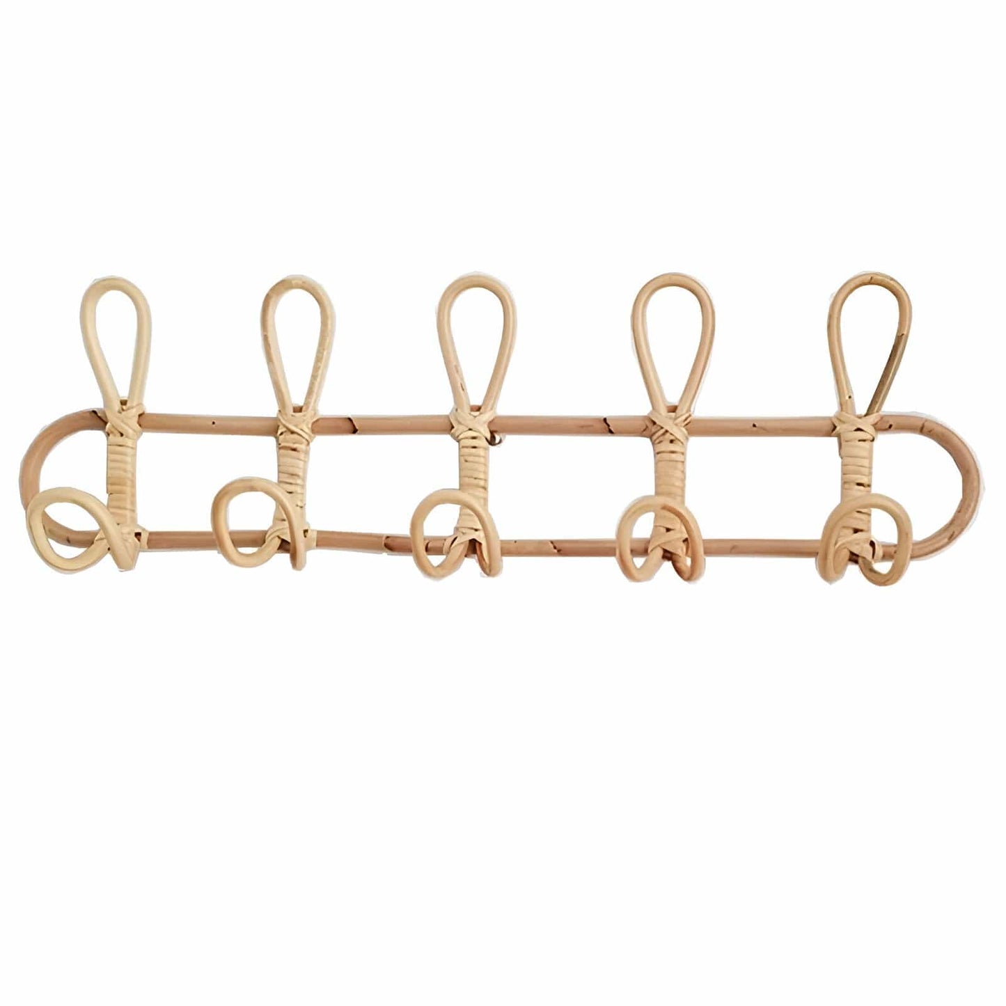 Rattan Trio Hook Wall Hanger