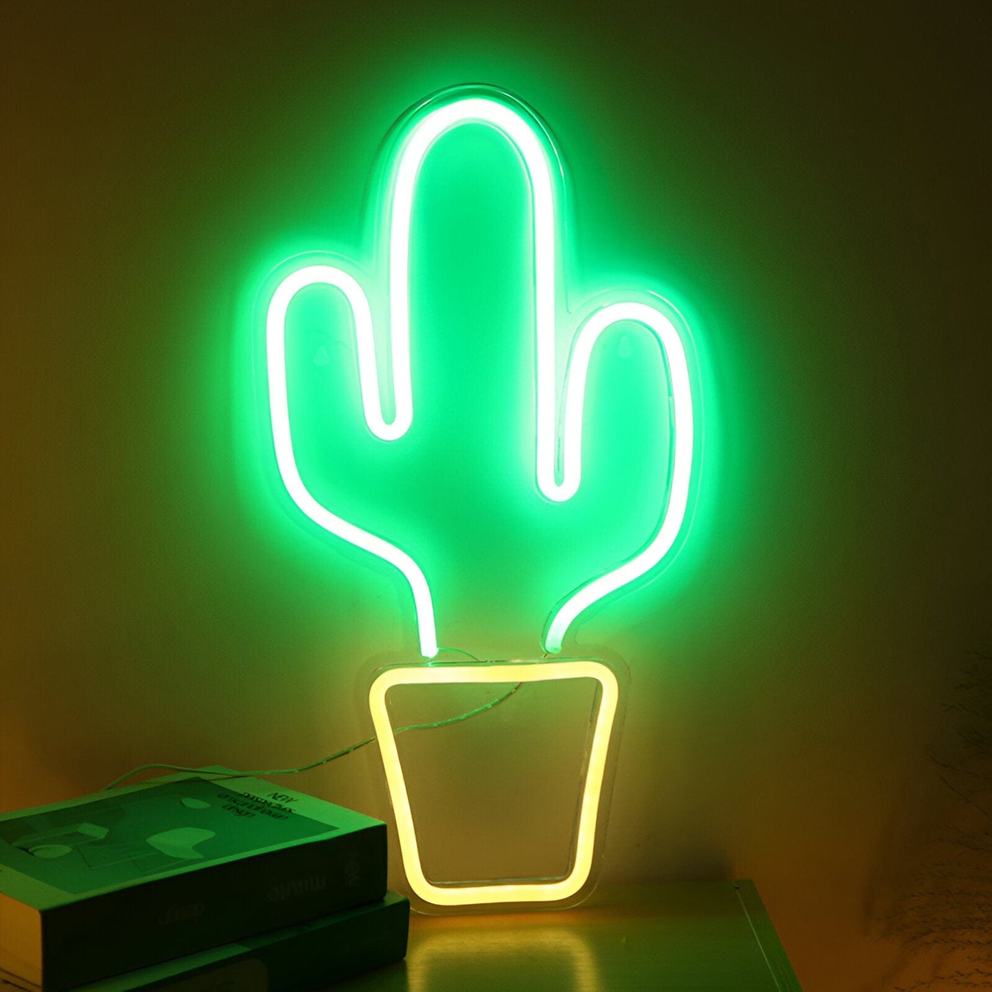 Cactus Neon Wall Art