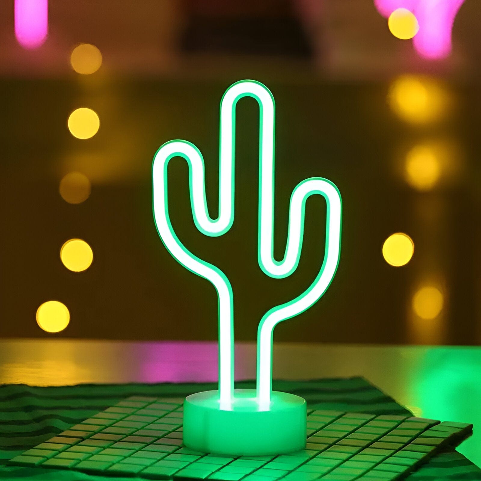 Cactus Neon Wall Art