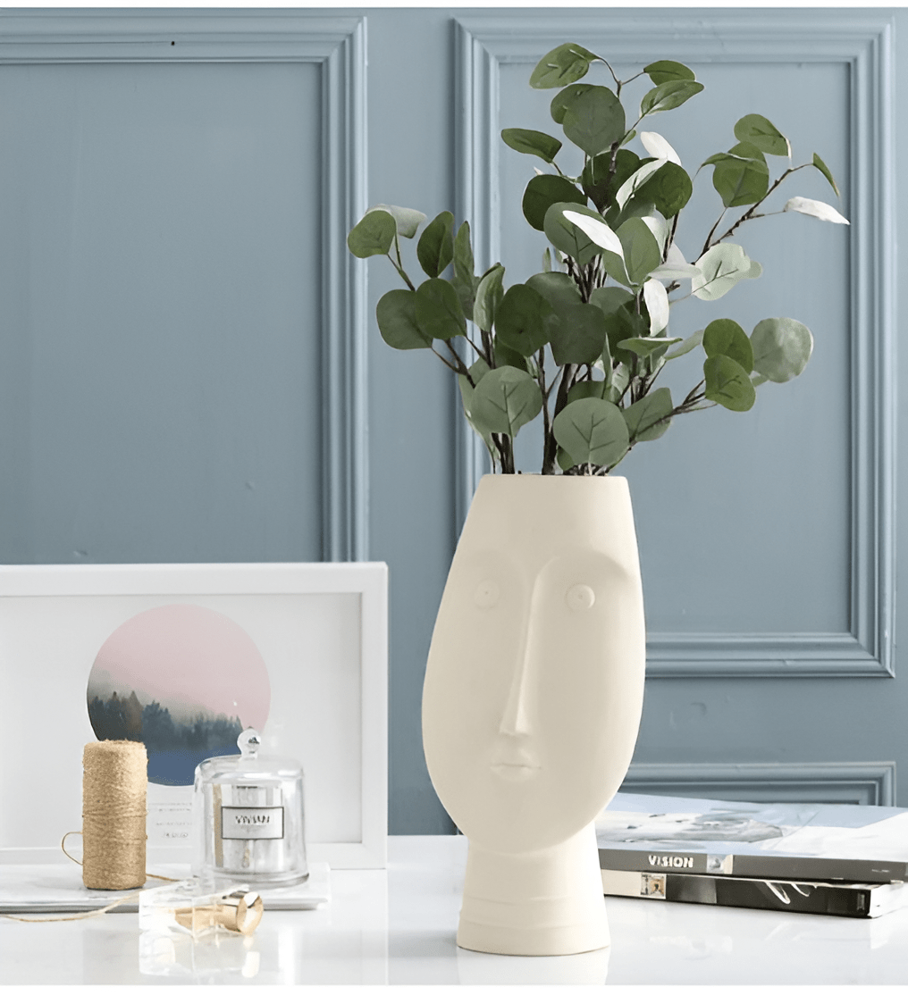 About Face Ceramic Vases