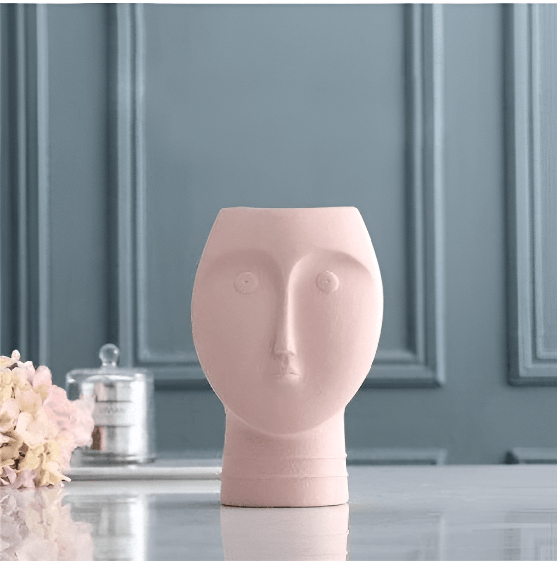 About Face Ceramic Vases