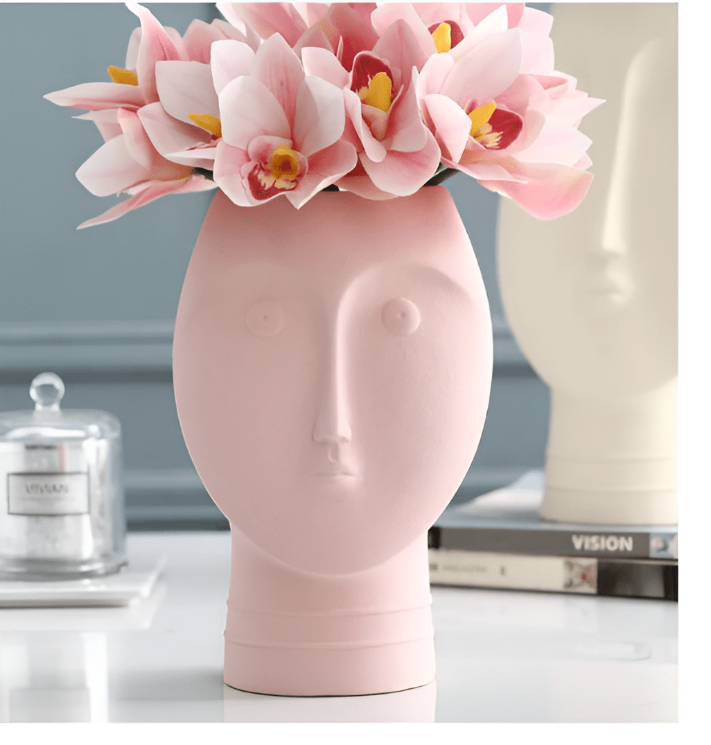 About Face Ceramic Vases