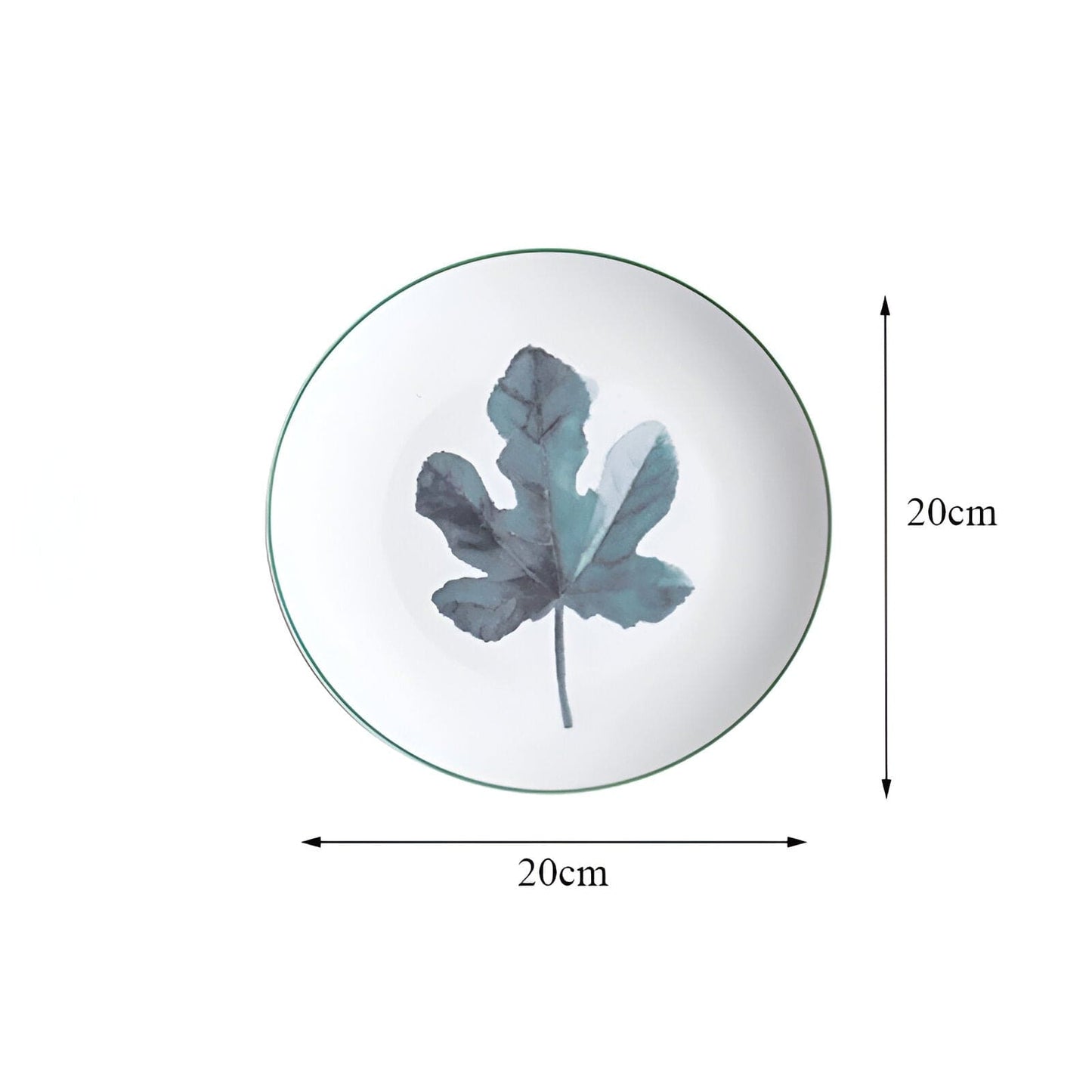 Tropical Minimalist Ceramic Plates