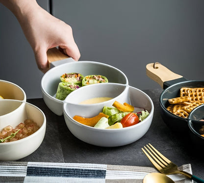 Venn Ceramic Snack Tray