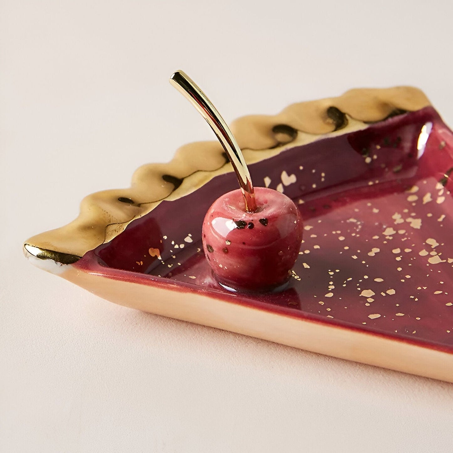 Cherry Pie & Apple Ceramic Dish