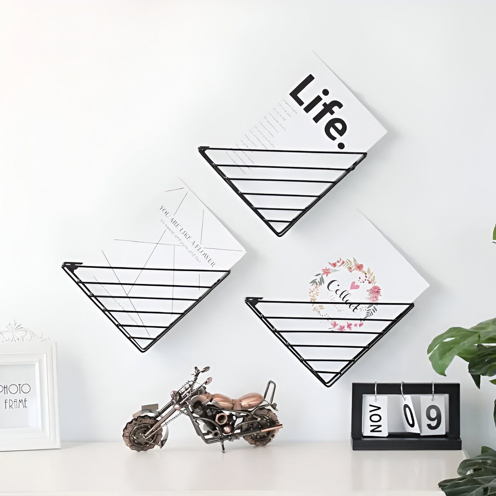 Isosceles Hanging Organizer Shelf