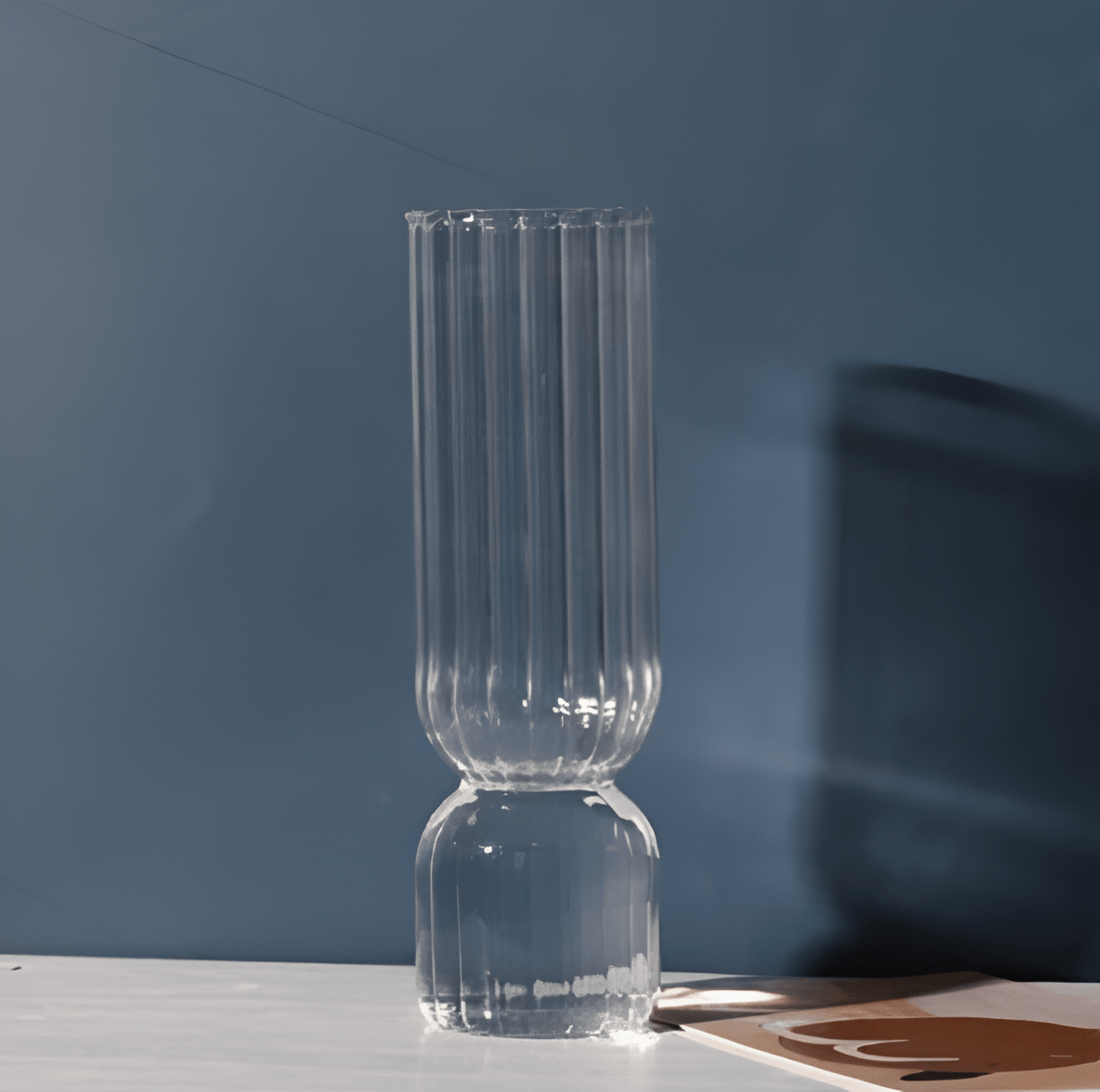  Upside Down Colored Glass Vase