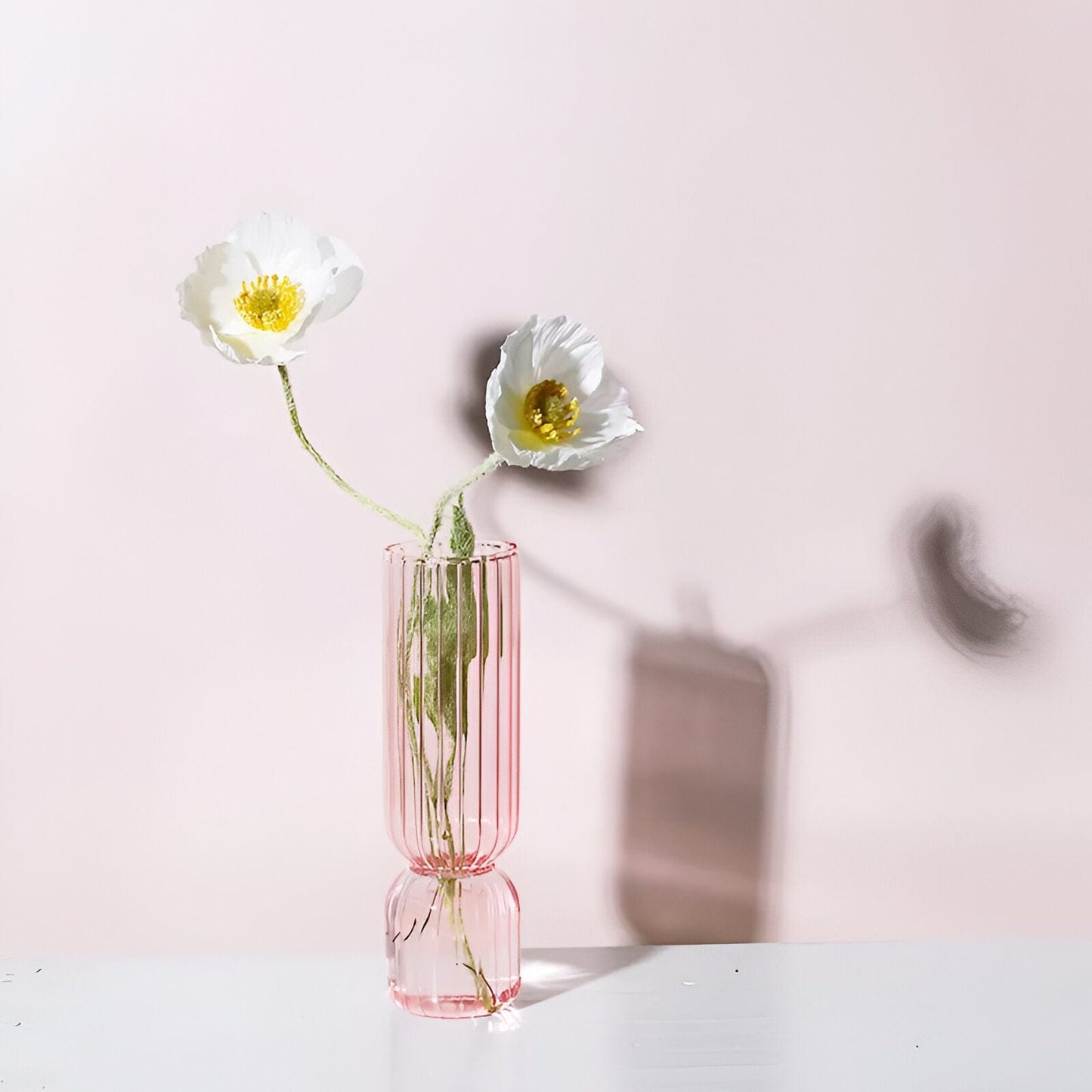  Upside Down Colored Glass Vase