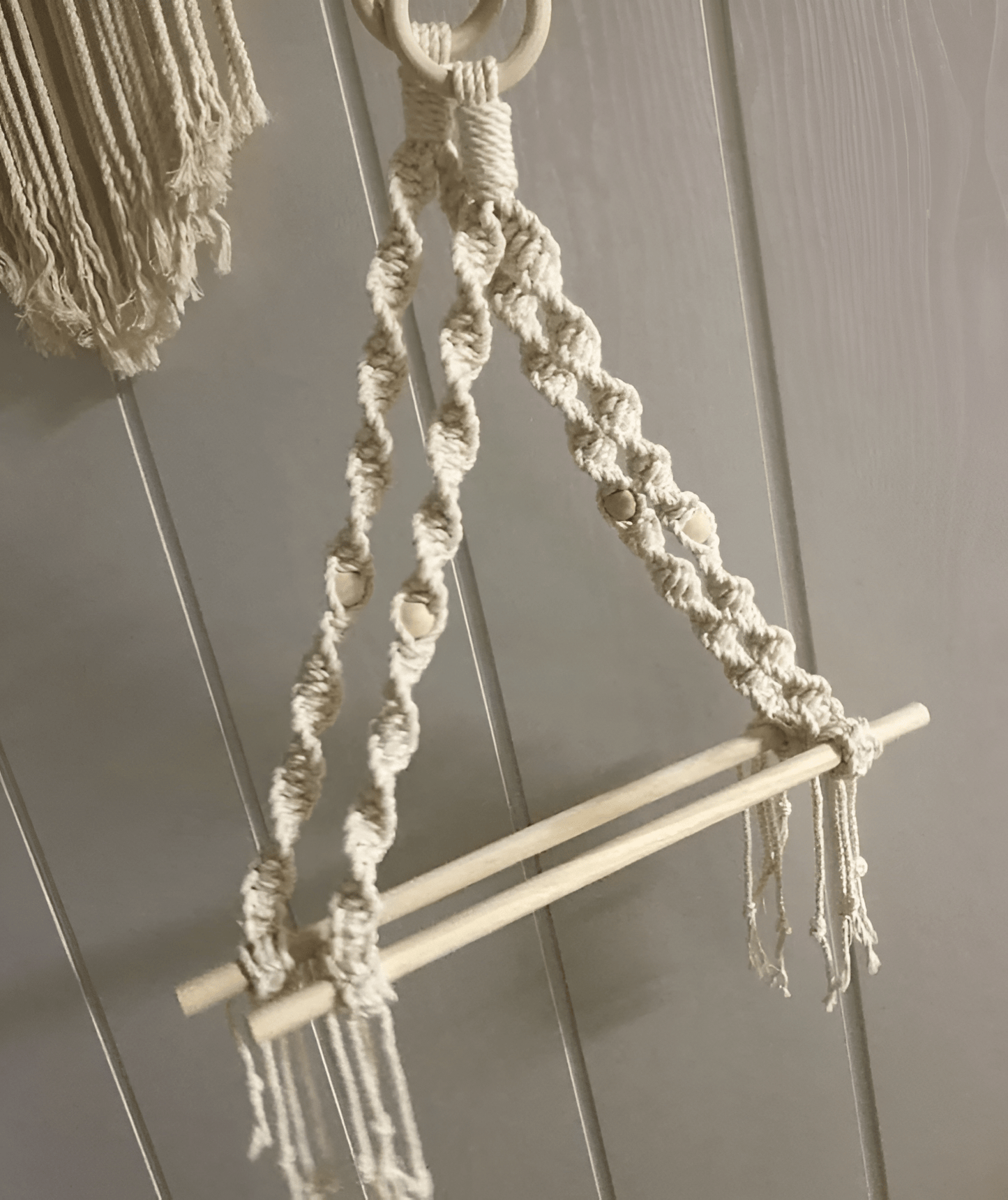 Macramé Paper Towel Holder