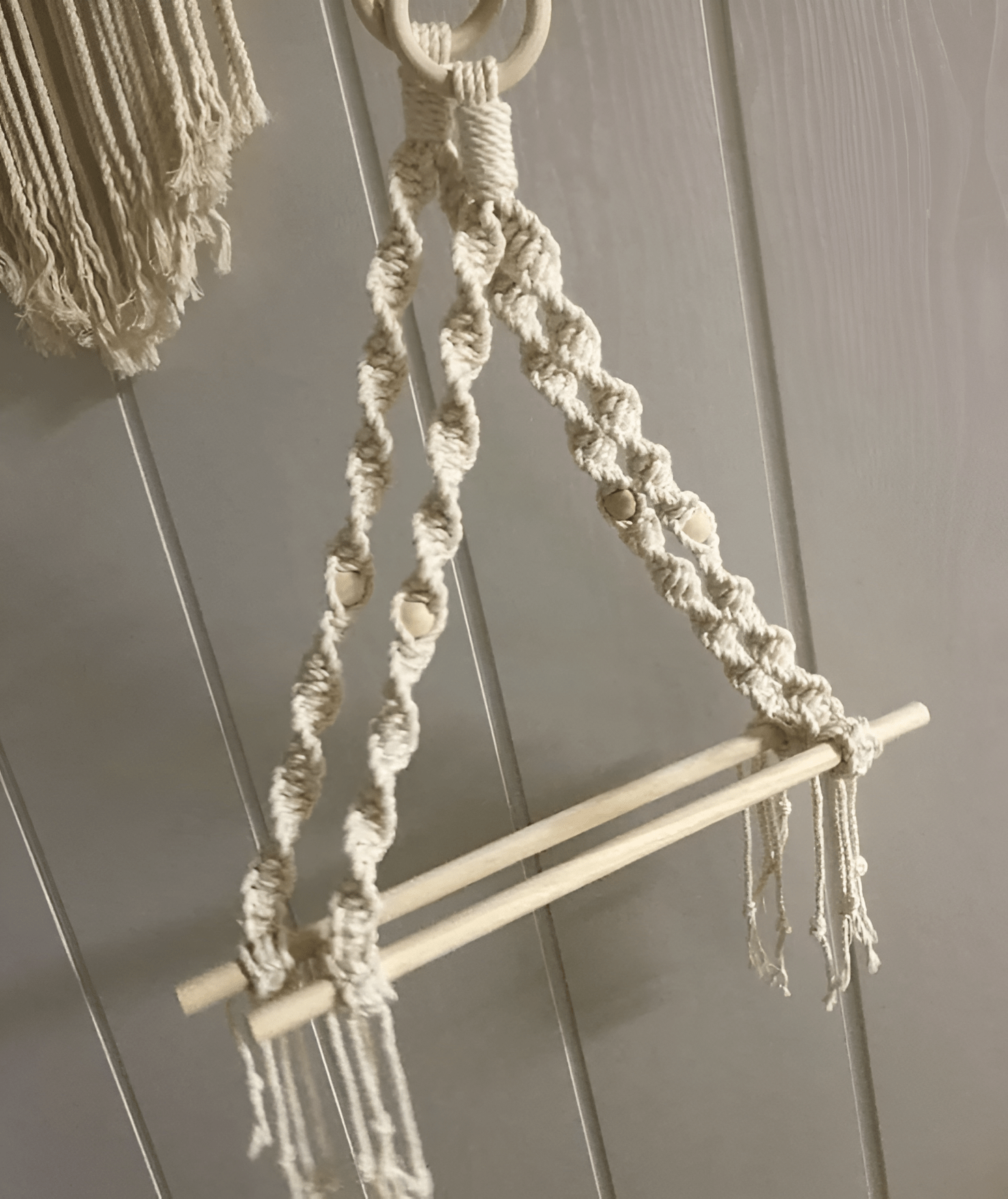 Macramé Paper Towel Holder