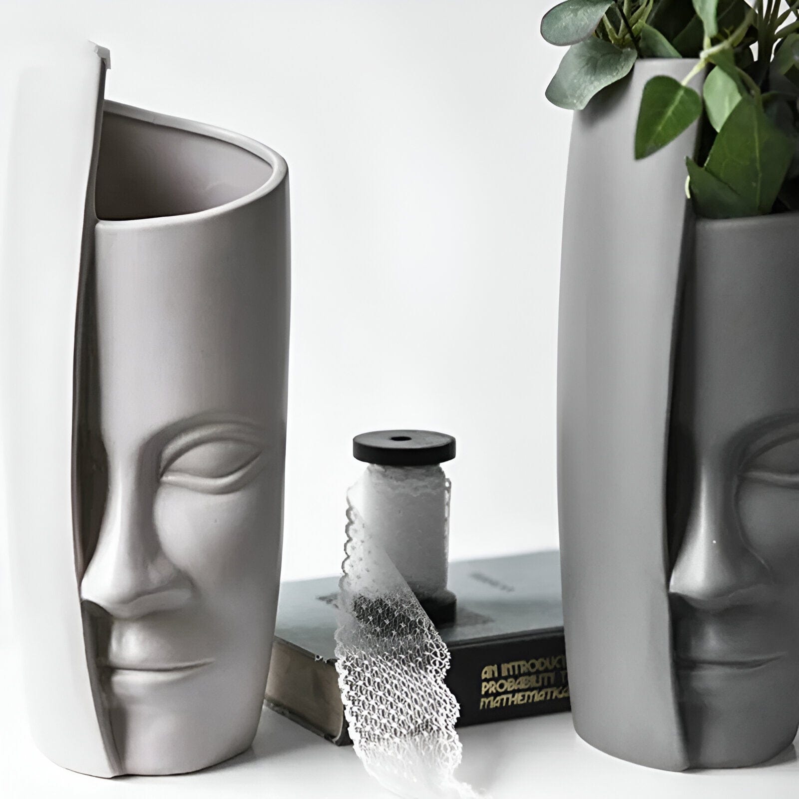 Face Art Vase