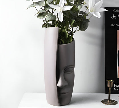 Face Art Vase