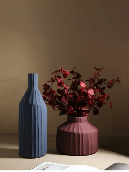 Isabel Textured Ceramic Vases