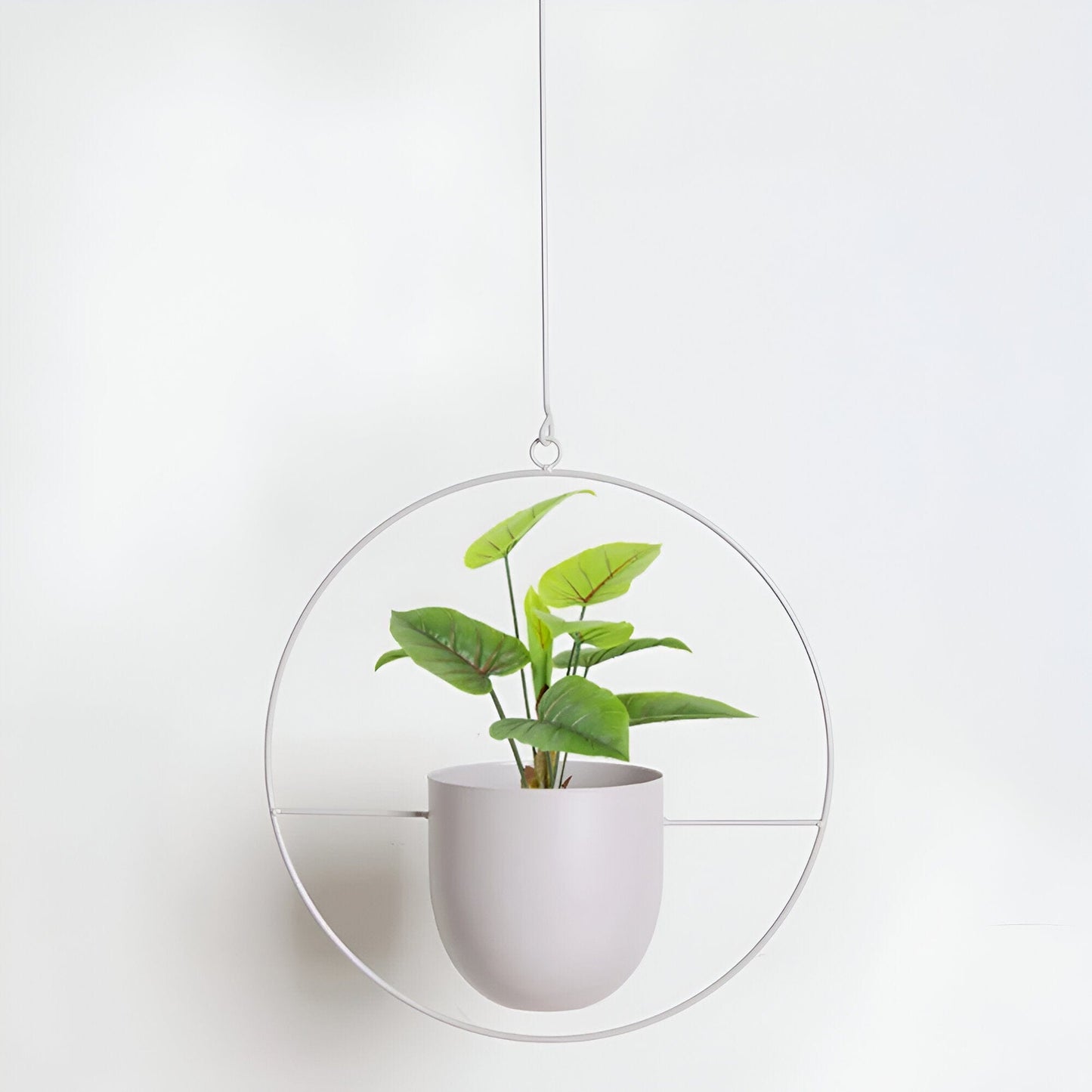 Halo Metal Hanging Planter