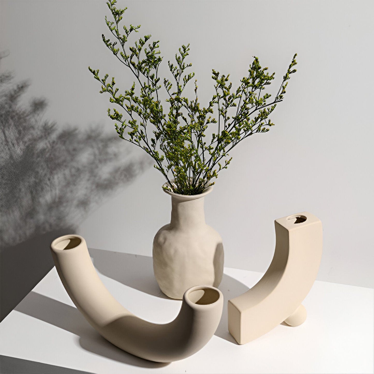 Hygge Abstract Ceramic Vase