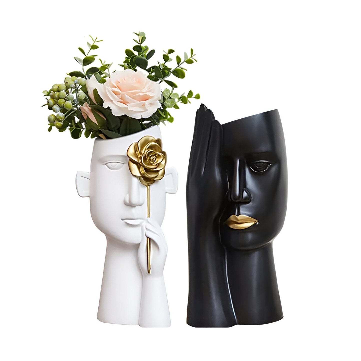 Abstract Modern Head Vases