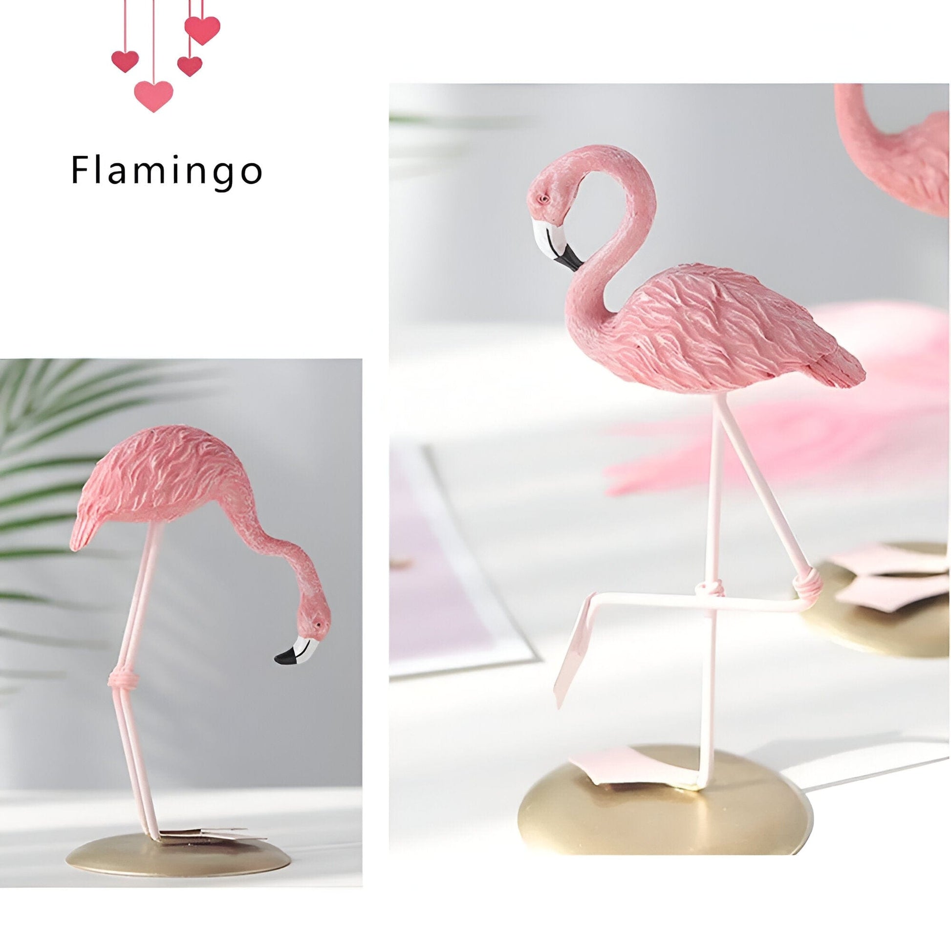 Tropical Flamingo Figurines