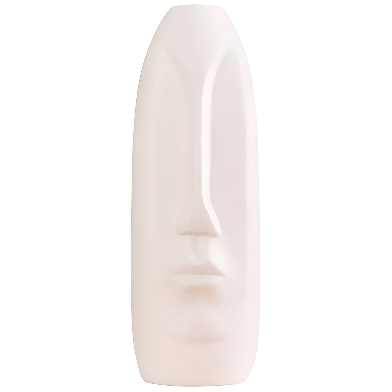 Abstract Long Face Ceramic Vase