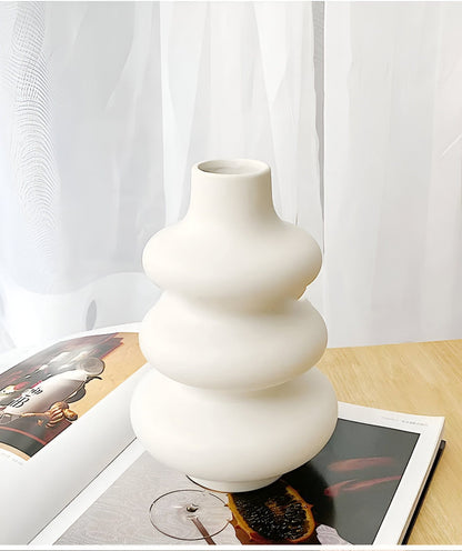 Meringue Abstract Ceramic Vase