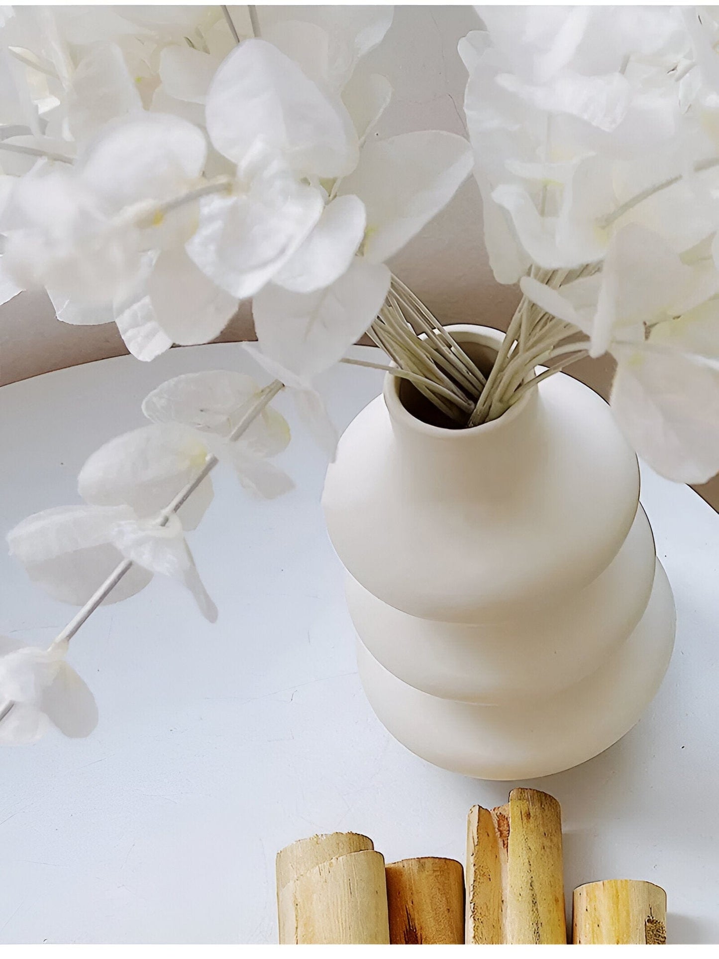 Meringue Abstract Ceramic Vase