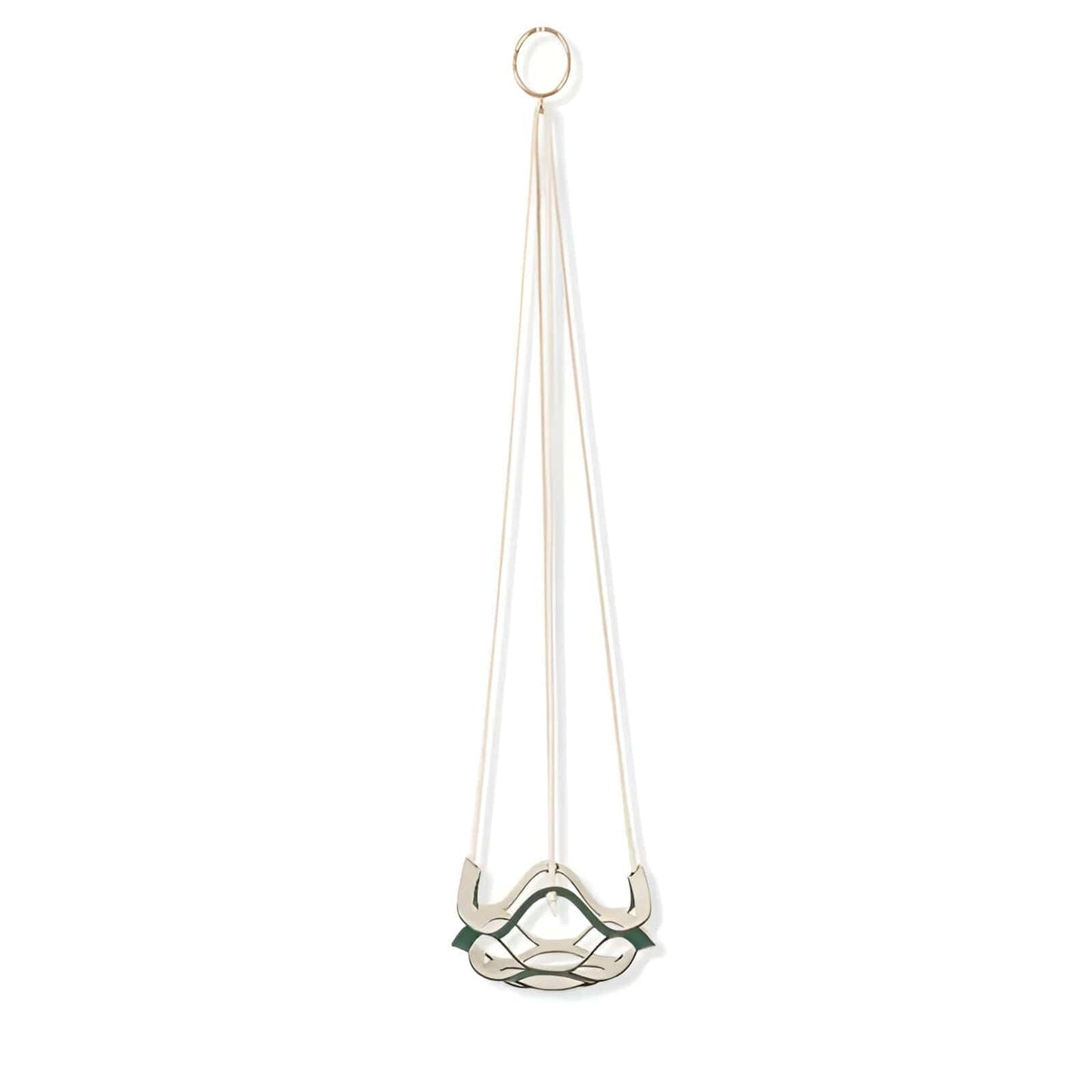 Vegan Leather and Rope Plant Hanger