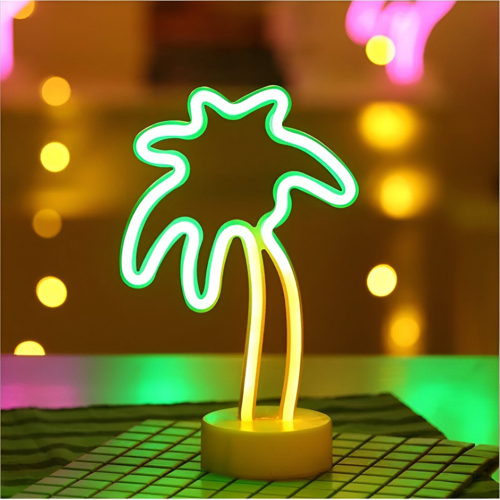 Palm Tree Neon Wall Art