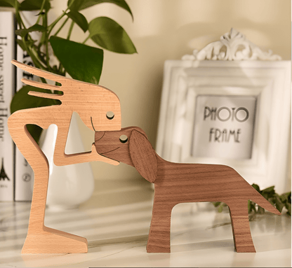 Man's Best Friend Wooden Figurines