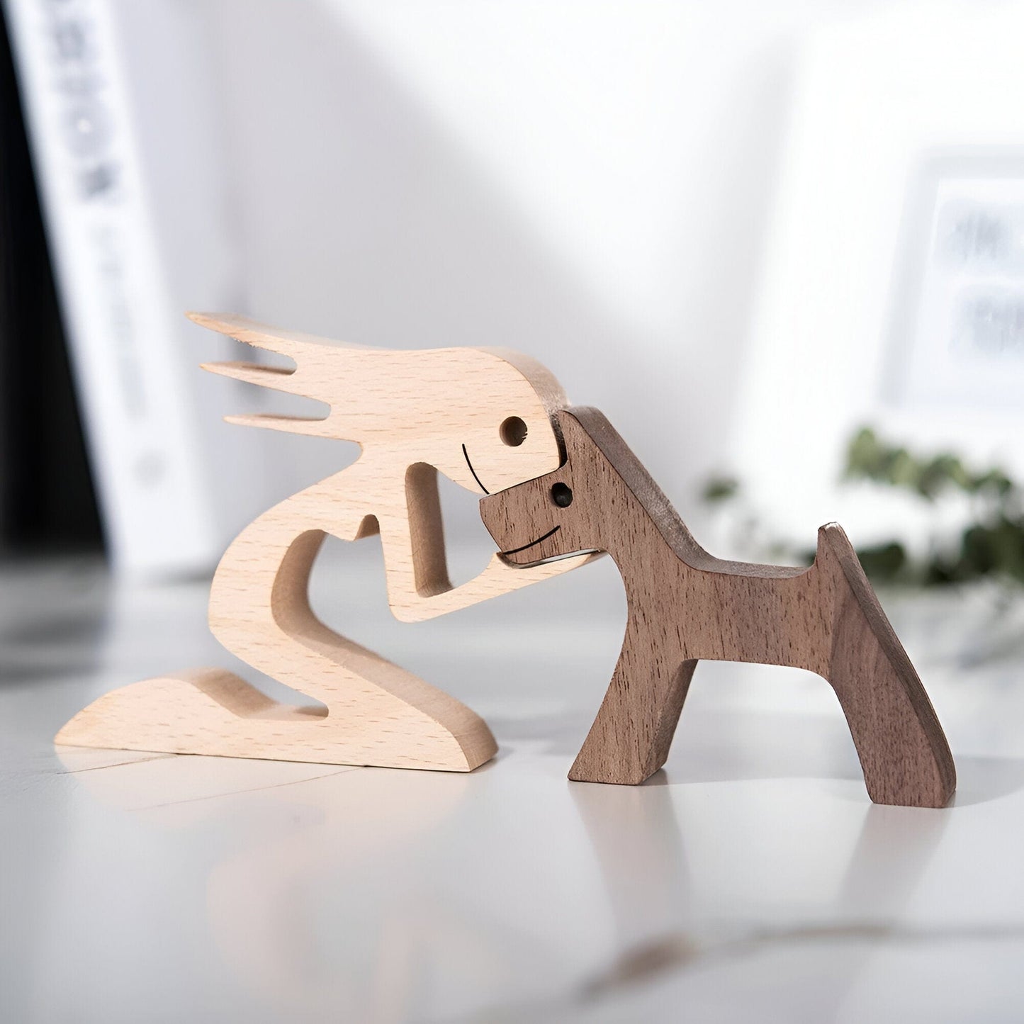 Man's Best Friend Wooden Figurines