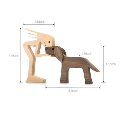 Man's Best Friend Wooden Figurines