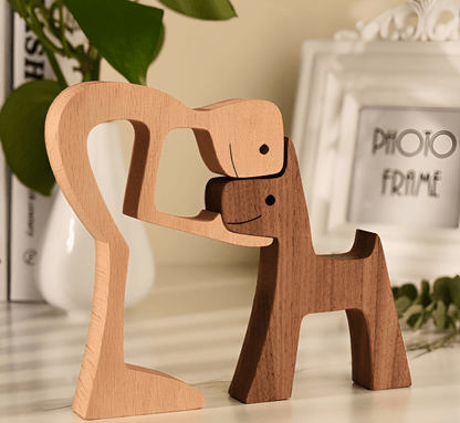 Man's Best Friend Wooden Figurines