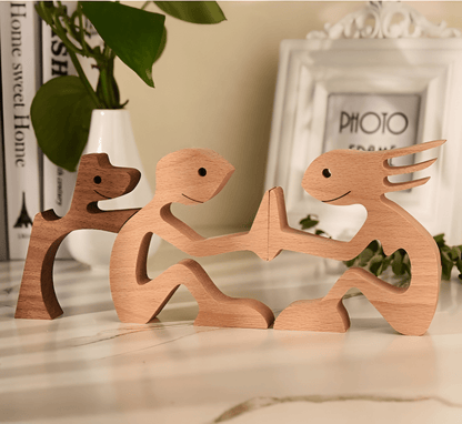 Man's Best Friend Wooden Figurines