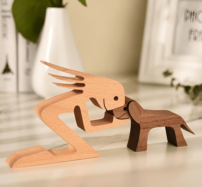 Man's Best Friend Wooden Figurines