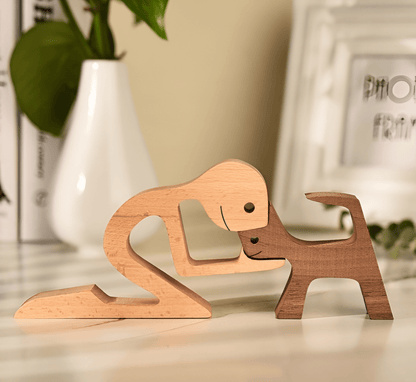 Man's Best Friend Wooden Figurines