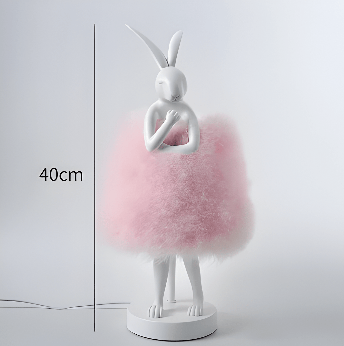 Charming Resin Rabbit Fixture