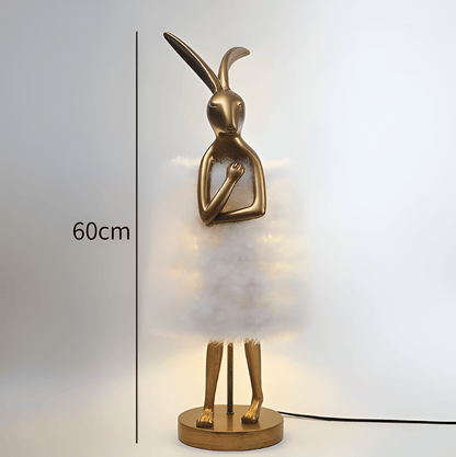 Charming Resin Rabbit Fixture