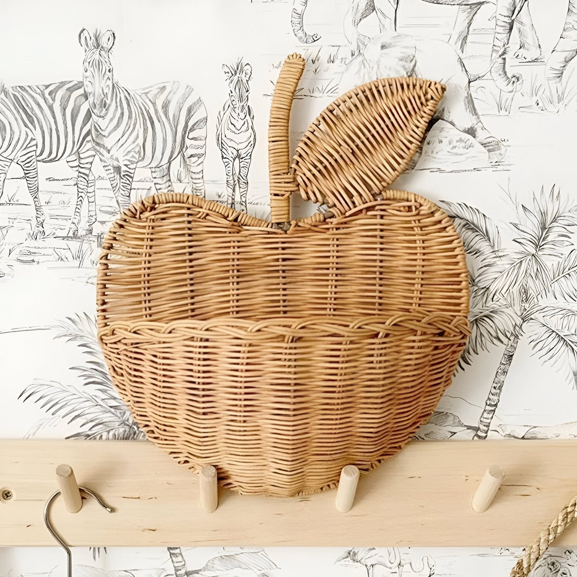  Rattan Apple Basket