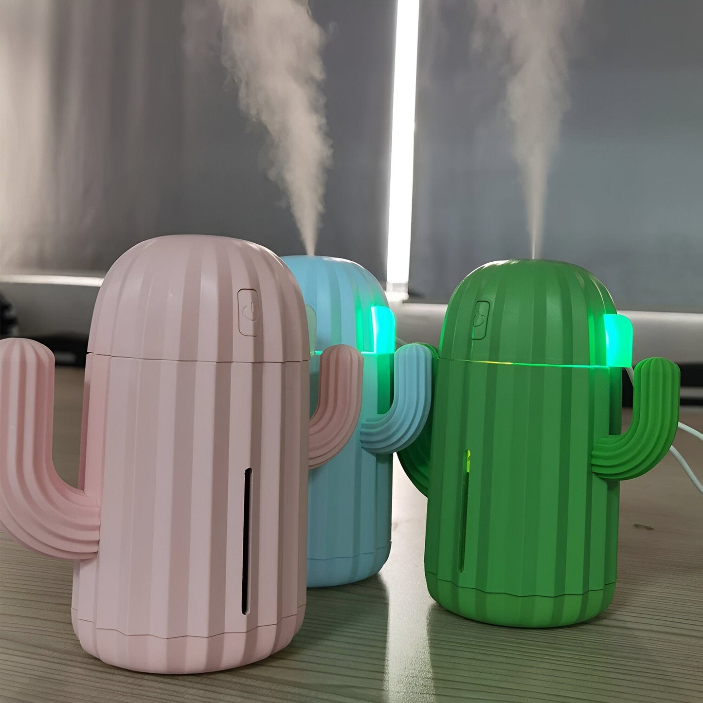 Mini Cactus LED USB Humidifier